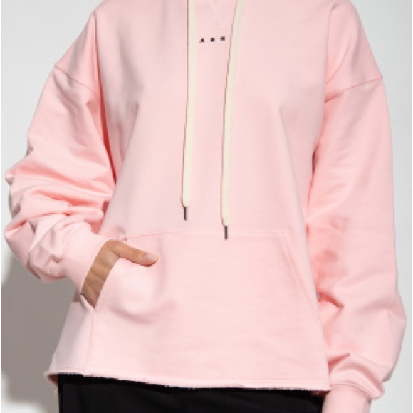 Marni logo-print cotton hoodie - Picture 6 of 8